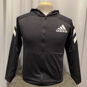 ADIDAS Boys Zippered Hoodie